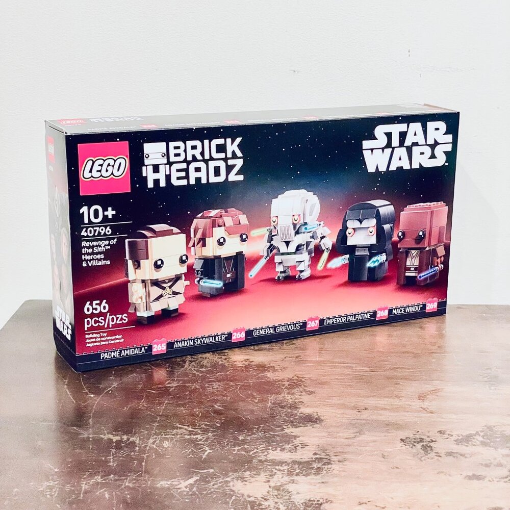 Lego 40796 Star Wars Revenge of the Sith Heroes & Villains Brickheadz NIB - Picture 4 of 14